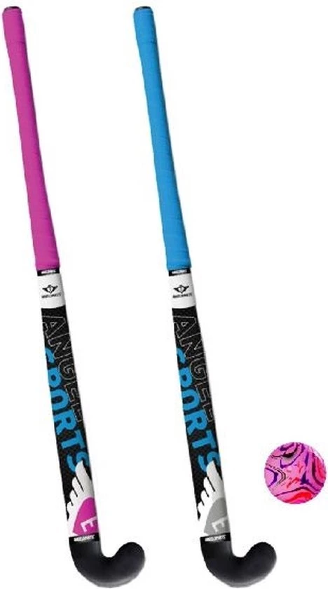 Angel Sports Streethockey 2 Sticks 71cm + Bal 3 Angel Sports Streethockey 2 Sticks 71cm + Bal