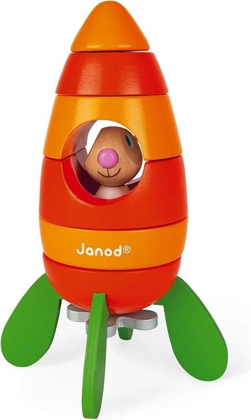 Janod Lapin - Wortelraket 4 Janod Lapin - Wortelraket - Afbeelding 2