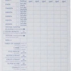 Haza Scoreblok 9.4x14.5cm 250vel Pak A 5st