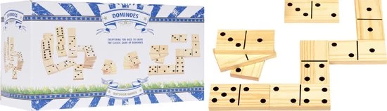 H&S Decoration Domino Hout - Spelletjes Voor Kinderen - Houten Speelgoed - Spellen - Sinterklaas 3 H&S Decoration Domino Hout - Spelletjes Voor Kinderen - Houten Speelgoed - Spellen - Sinterklaas