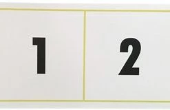 Bijles Juf Laura GETALLENLIJN TOT 20 - 5 Meter Lang - Zijwaarts - Vierkant - Rekenen - Bewegend Leren - Spelend Leren - Voor Binnen En Buiten - Onderwijs