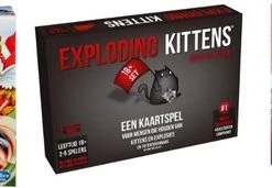 999 Games Spellenbundel - 3 Stuks - Exploding Kittens NSFW (18+) & Valse Motten & Stef Stuntpiloot