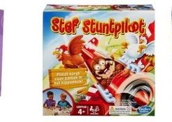 Hasbro Spellenbundel - 3 Stuks - Dobble Classic & Vier Op 'n Rij & Stef Stuntpiloot