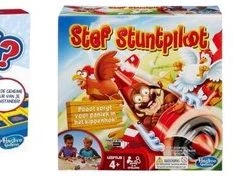 Hasbro Spellenbundel - 3 Stuks - Wie Is Het & Stratego Junior & Stef Stuntpiloot