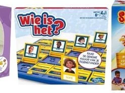Hasbro Spellenbundel - 3 Stuks - Wie Is Het & Dobble Classic & Stef Stuntpiloot