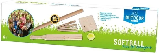 Outdoor Play Houten Slagbalset 4 Outdoor Play Houten Slagbalset - Afbeelding 2