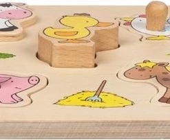 Goki - Boerderij Steekpuzzel Van Hout 7 Goki - Boerderij Steekpuzzel Van Hout -Kinderspellen Verkoopwinkel 550x204