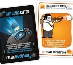Merkloos Spellenbundel - Kaartspel - 2 Stuks - Exploding Kittens NL & Imploding Kittens NL -Kinderspellen Verkoopwinkel 550x220
