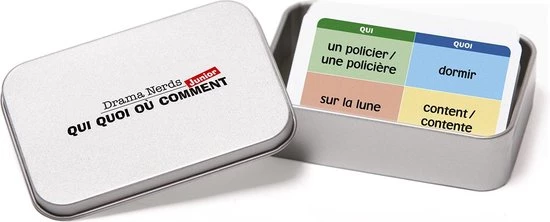 Drama Nerds WIEWATWAARHOE Verhaalkaartjes Frans 3 Drama Nerds WIEWATWAARHOE Verhaalkaartjes Frans