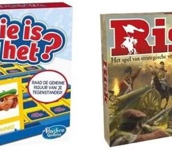 Hasbro Spellenbundel - 2 Stuks - Wie Is Het & Risk