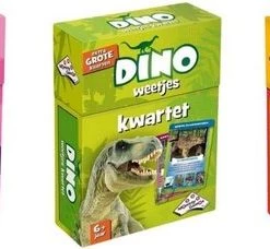 Identity Games Spellenbundel - Kwartet - 3 Stuks - Paarden Kwartet & Dino Kwartet & Kikker Junior Kwartet