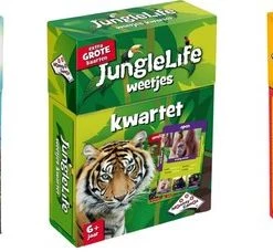 Merkloos Spellenbundel - Kwartet - 3 Stuks - Sealife Kwartet & Junglelife Kwartet & Kikker Junior Kwartet