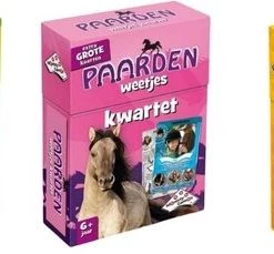 Identity Games Spellenbundel - Kwartet - 3 Stuks - Junglelife Kwartet & Paarden Kwartet & Huisdieren Kwartet