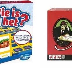 Hasbro Spellenbundel - 2 Stuks - Wie Is Het & Mens Erger Je Niet