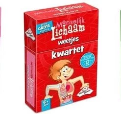Identity Games Spellenbundel - Kwartet - 3 Stuks - Paarden Kwartet & Menselijk Lichaam Kwartet & Sport Weetjes Kwartet