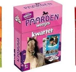 Identity Games Spellenbundel - Kwartet - 3 Stuks - Wildlife Kwartet & Paarden Kwartet & Menselijk Lichaam Kwartet