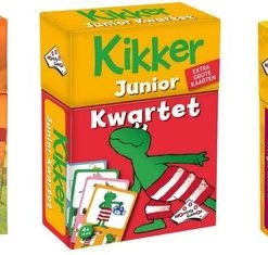 Merkloos Spellenbundel - Kwartet - 3 Stuks - Wildlife Kwartet & Kikker Junior Kwartet & Huisdieren Kwartet