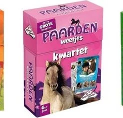 Identity Games Spellenbundel - Kwartet - 3 Stuks - Wildlife Kwartet & Paarden Kwartet & Sport Weetjes Kwartet