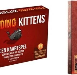 999 Games Spellenbundel - Kaartspel - 2 Stuks - Exploding Kittens & Weerwolven Van Wakkerdam