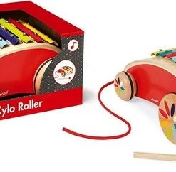 Janod Tatoo Rijdende Xylofoon - Rood