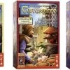 1005 GAMES Spellenbundel - 3 Stuks - Carcassonne Draak, Fee&Jonkvrouw & Kooplieden&Bouwmeesters & Graaf, Koning&Consorten