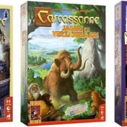 999 Games Spellenbundel - 3 Stuks - Carcassonne Draak, Fee&Jonkvrouw & Jagers&Verzamelaars & Graaf, Koning&Consorten