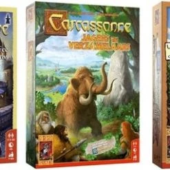 999 Games Spellenbundel - 3 Stuks - Carcassonne Draak, Fee&Jonkvrouw & Jagers&Verzamelaars & Burgemeesters En Abdijen