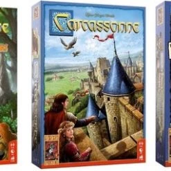 999 Games Spellenbundel - 3 Stuks - Carcassonne & Jagers En Verzamelaars & Kathedralen En Herbergen