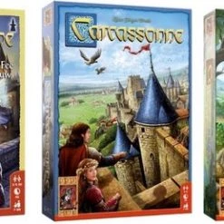 999 Games Spellenbundel - 3 Stuks - Carcassonne & De Draak, De Fee En De Jonkvrouw & Jagers En Verzamelaars