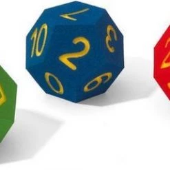 Volley Foam Dobbelsteen 12 Kantig | 12 Kantige Dobbelsteen| Groen