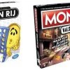Hasbro Spellenbundel - 2 Stuks - Vier Op 'n Rij & Monopoly Valsspelerseditie