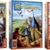 999 Games Spellenbundel - 3 Stuks - Carcassonne & Uitbreidingen De Draak, De Fee En De Jonkvrouw & Het Circus