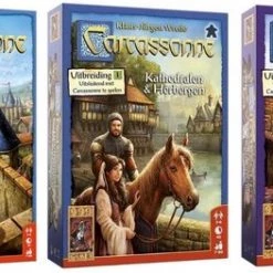 999 Games Spellenbundel - 3 Stuks - Carcassonne & Kathedralen En Herbergen & Graaf, Koning En Consorten