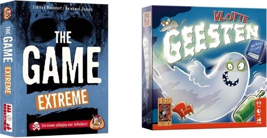 999 Games Spellenbundel - Kaartspel - 2 Stuks - The Game Extreme & Vlotte Geesten 3 999 Games Spellenbundel - Kaartspel - 2 Stuks - The Game Extreme & Vlotte Geesten