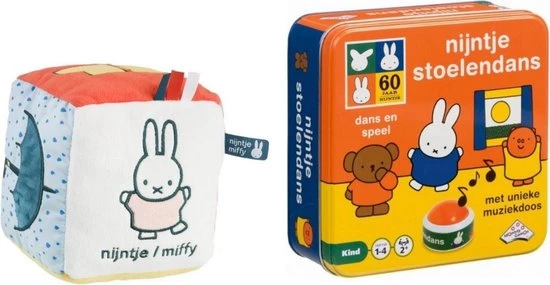 Merkloos Babybundel - 0-3 Jaar- Roze - Rammelaar & Kinderspel - Nijntje Kubus & Stoelendans 3 Merkloos Babybundel - 0-3 Jaar- Roze - Rammelaar & Kinderspel - Nijntje Kubus & Stoelendans