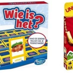 Hasbro Spellenbundel - 2 Stuks - Wie Is Het & Uno