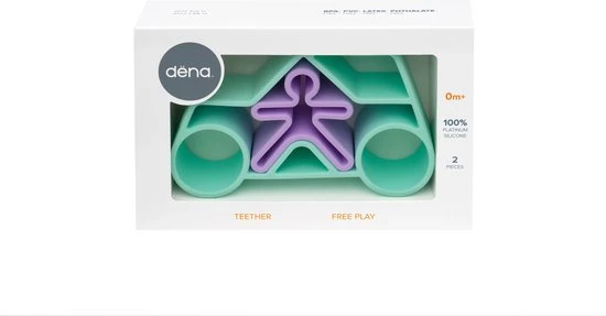 D?na DENA 1 Car + 1 Kid Green Pastel 5 D?na DENA 1 Car + 1 Kid Green Pastel - Afbeelding 3