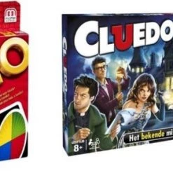 Hasbro Spellenbundel - 2 Stuks - UNO & Cluedo