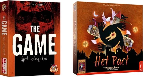 Merkloos Spellenbundel - Kaartspel - 2 Stuks - The Game & De Weerwolven Van Wakkerdam: Het Pact 3 Merkloos Spellenbundel - Kaartspel - 2 Stuks - The Game & De Weerwolven Van Wakkerdam: Het Pact