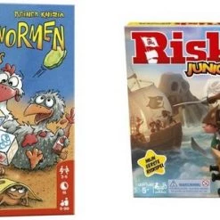Hasbro Spellenbundel - 2 Stuks - Regenworden Junior & Risk Junior