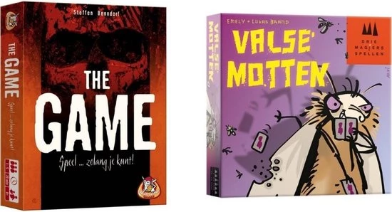 999 Games Spellenbundel - Kaartspel - 2 Stuks - The Game & Valse Motten 3 999 Games Spellenbundel - Kaartspel - 2 Stuks - The Game & Valse Motten