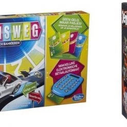 Kinderspellen Verkoopwinkel 34 Hasbro Spellenbundel - 2 Stuks - Levensweg Elektronisch Bankieren & Jenga