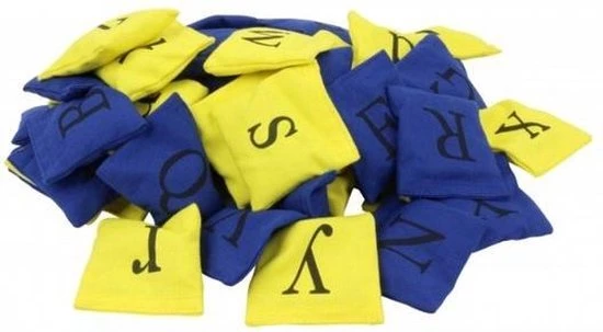 Vinex Alfabet Bonenzakjes - Pittenzakjes - Bonenzak Met Draagtas - Set Van 52 Stuk - Afm. 7cm X 7 Cm 5 Vinex Alfabet Bonenzakjes - Pittenzakjes - Bonenzak Met Draagtas - Set Van 52 Stuk - Afm. 7cm X 7 Cm - Afbeelding 3