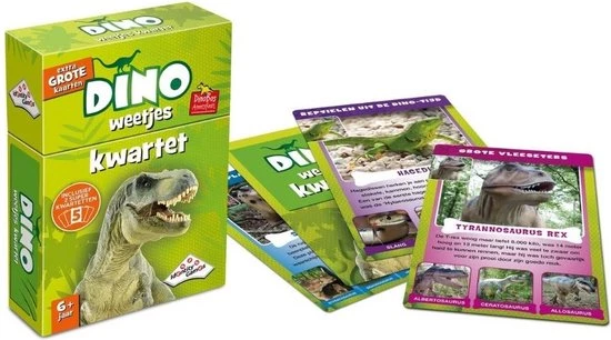 Identity Games Spellenbundel - Kwartet - 3 Stuks - Sealife Kwartet & Junglelife Kwartet & Dino Kwartet 11 Identity Games Spellenbundel - Kwartet - 3 Stuks - Sealife Kwartet & Junglelife Kwartet & Dino Kwartet - Afbeelding 9