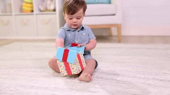 Melissa & Doug Houten Cadeaudoosje Met Verrassingen - Sensorisch Speelgoed Voor Baby's 4 Melissa & Doug Houten Cadeaudoosje Met Verrassingen - Sensorisch Speelgoed Voor Baby's - Afbeelding 2