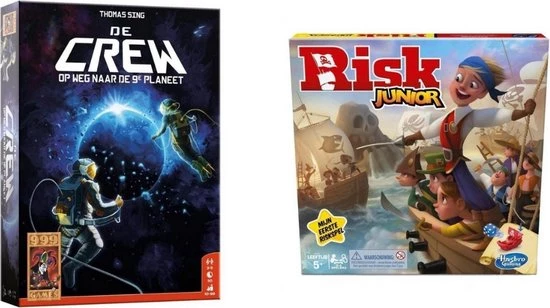Hasbro Spellenbundel - 2 Stuks - Boonanza & Risk Junior 3 Hasbro Spellenbundel - 2 Stuks - Boonanza & Risk Junior
