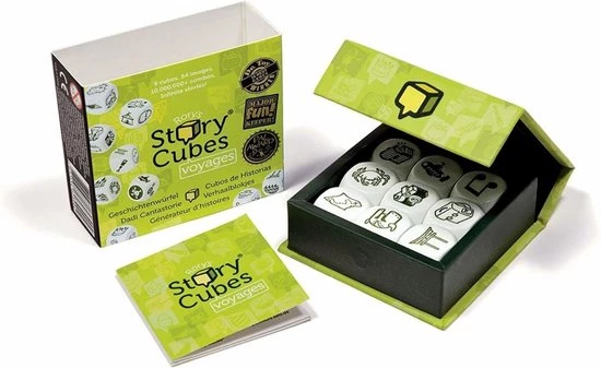 Merkloos Spellenbundel - Dobbelspel - 2 Stuks - Rory's Story Cubes Voyages & Astro 5 Merkloos Spellenbundel - Dobbelspel - 2 Stuks - Rory's Story Cubes Voyages & Astro - Afbeelding 3