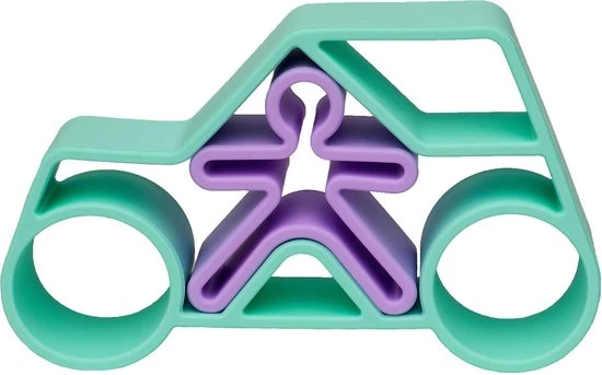 D?na DENA 1 Car + 1 Kid Green Pastel 4 D?na DENA 1 Car + 1 Kid Green Pastel - Afbeelding 2