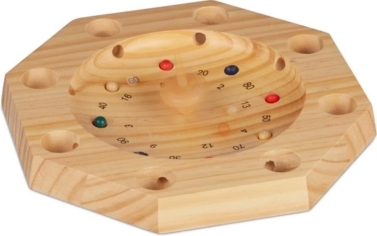 Relaxdays Tiroler Roulette - Hout - Roulette - Bordspel - Gezelschapsspel - Bauernroulette 10 Relaxdays Tiroler Roulette - Hout - Roulette - Bordspel - Gezelschapsspel - Bauernroulette - Afbeelding 8
