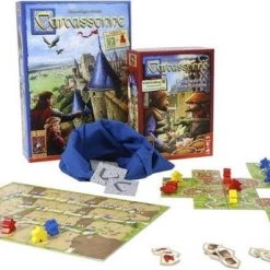 999 Games Spellenbundel - 3 Stuks - Carcassonne Jagers&Verzamelaars & Kooplieden&Bouwmeesters & Burgemeesters&Abdijen -Kinderspellen Verkoopwinkel 550x345 18